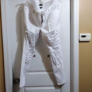 Never worn sexy skinny white jeans